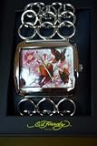 ED HARDY UHR LYNX BUTTERFLY MIT SWAROVSKI STEINEN