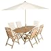 Complete New Jersey Garden Furniture Recliner Set - ivory