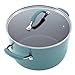 Rachael Ray Cucina Hard Porcelain Enamel Nonstick Cookware Set, 12-Piece, Agave Blue