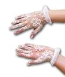 Lace and Gold Sleeping Beauty Princess Gloves