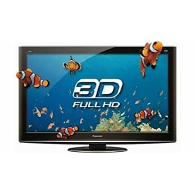 Panasonic TXP46VT20 46" 3D Plasma TV with 2 pairs of Glasses, Freeview HD, Fr...