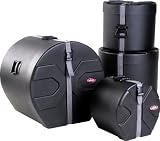 SKB Drum Set 2 Kit (10x12, 12x14/13, 16x16, 16x22) with Padded Interiors