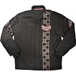 Fly Racing Station Men's Racewear Jacket w/ Free B&F Heart Sticker Bundle - Black/Brown