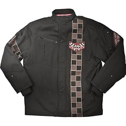 Fly Racing Station Men's Racewear Jacket - Black/Brown