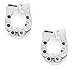 Horseshoe Tiny Post Sterling Silver Earrings title=