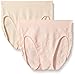 ELLEN TRACY Women's Floral Jacquard Hi Cut Panty 2 Pack