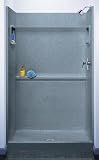 Swanstone SA-3448-010 Veritek Alcove Shower Wall Kit, White Finish