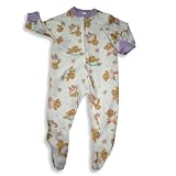 Mini Dimensions Sleepwear - Toddler Girls Blanket Sleeper with Feet, White, Purple