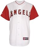 MLB Los Angeles Angels Adult Short Sleeve 6 Button Synthetic Replica Jersey