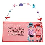 Biddys Fashion Friends Wall Plaque