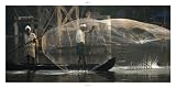 Backwater - Kerala by Philip Plisson. Size 36.88 X 17.13 Art Poster Print