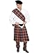 New Adult Navy Blue 34-36 Blue Scottish Kilt Highlander Costume
