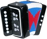 Child's 7 key Melodeon, Black