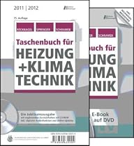 Taschenbuch für Heizung + Klimatechnik 11/12 - Komplettversion: Recknagel Taschenbuch + DVD 11/12