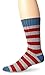 PACT Men's Confetti Stripe Work Crew Sock