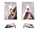 Bean Bag Toss & Corn Hole Set - 2 Boards 8 Bags - Sistine Comedic