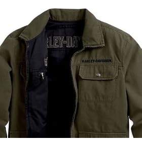 Harley Davidson® Mens Cedar Pass Reversible Jacket LIMITED EDITION. Water resistant. Embroidery. 97498 10VM Harley-Davidson® Men's Cedar Pass Reversible Jacket-LIMITED EDITION. Water-resistant. Embroidery. 97498-10VM