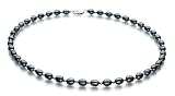 Ella Black 4-5mm A Freshwater Pearl Necklace 18 inch