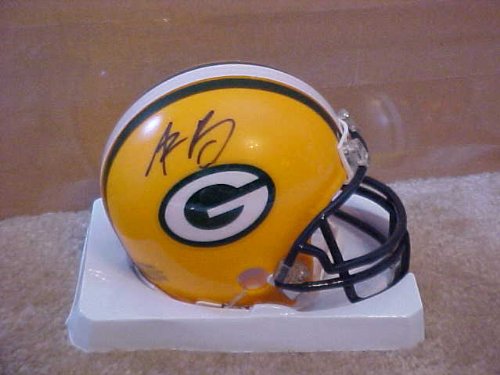 Aaron Rodgers Hand Signed Autographed Green Bay Packers Riddell Football Mini...