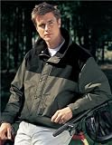 Colorblock Nylon Jacket with Fleece Lining