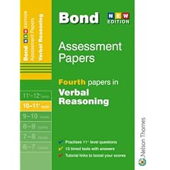 Bond Fourth Papers in Verbal Reasoning: 10-11 Years (Bond Assessment Papers)