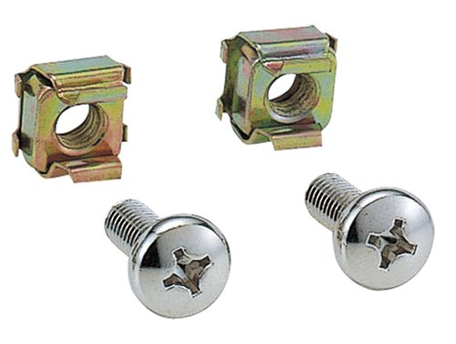 PLANEX 19インチラック用ケージナット50個入りニッケルメッキM6x16 PRD751-616