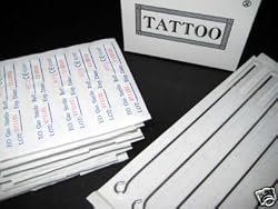 -50 COUNTS OF 11-ROUND LINER PRE-STERILIZED TATTOO NEEDLES WITH (50) COUNTS OF MATCHING DISP TIPS (BUYER MAY ALSO CHOOSE ASSORTED SIZES)