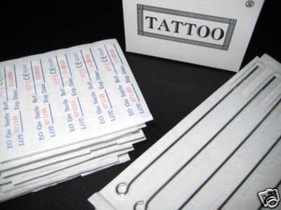 50 COUNTS OF 5-ROUND LINERS PRE-STERILIZED TATTOO NEEDLES WITH
