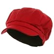 Cotton Elastic Newsboy Cap - Red 2 W15S55D