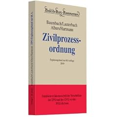 Zivilprozessordnung.  Erg�nzungsband
