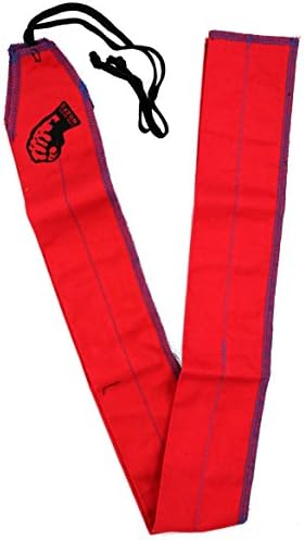 Crossfit WOD Olympic Weightlifting Wrist Wraps - Designed for Crossfit, Cross Training, Olympic Weightlifting, Bodybuilding, Fitness, Easy Adjust, (1 Pair) (Red)
