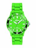s.Oliver Unisex-Armbanduhr Medium Size Silikon grün SO-2330-PQ