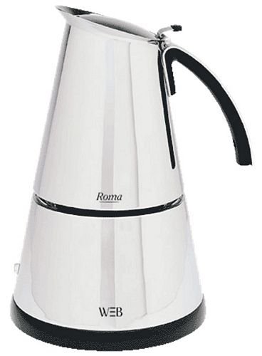  White and brown - fa822.1 - Cafetière italienne électrique 6 tasses 365w Roma