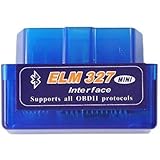 Fineed Super Mini ELM327 V1.5 Bluetooth OBD OBD2 OBDII Scan Tool car auto Scanner Adapter Check Engine Diagnostic Tool for Android Torque/PC