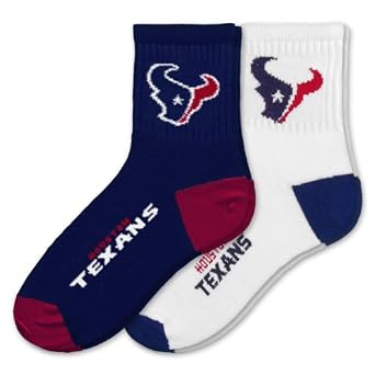 Click here to buy NFL Houston Texans Mens Two Pack by For Bare Feet.