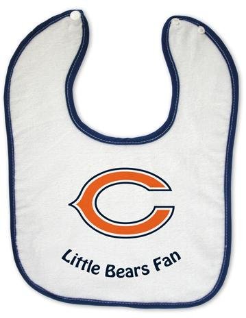 Chicago Bears Button Baby Bib
