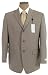 Search Our Specialty Mall : Calvin Klein Mens Single Breasted 3 Button Solid Tan Wool Suit - Size 44S