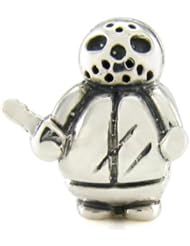 Sterling Silver The Chainsaw Dude Ohm Bead Charm whb084
