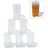 Plastic Mini Cowboy Boot Glasses (1 dz)