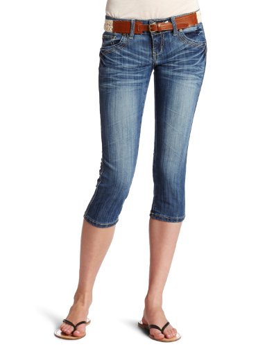 Best Price Vanilla Star Junior's Art Noise Crop Denim
