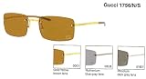 Gucci - Gucci 1756/N/S Sunglasses(Color-Code=0YB7 - Rhodium Frame,Dark Gray Lens,Frame Size=52-19-130)