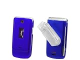 PREMIUM BLUE RUBBERIZED COATED PROGUARD COVER HARD CASE PROTECTOR (With Optional Removable Rotating Belt Clip) for MOTOROLA W385 PHONE - RETAIL PACKAING