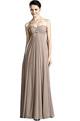Sweetheart Floor Length Chiffon Evening Dress/Mother-of-the-Bride Dress 