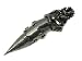 Bizarre Dragon Gothic pewter metal Punk Finger Ring 025 Armor Claw