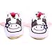 Elee Baby Infant Cartoon Cute Animal Pattern Slippers Soft Sole Non Slip Toddler Crib Shoes (7-12 Months, #7 Pink Cow)