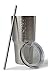 Frosti 30oz Seamless Vacuum Insulated Stainless Steel Tumbler with Lid & Straw Bundle