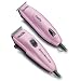 Andis 23880 Pro Duette Pivot Motor Clipper and Trimmer Combo, Pink