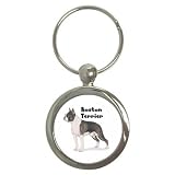 Boston Terrier Key Chain (Round)