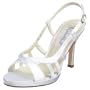 Coloriffics Women's Riley Platform Slingback Sandal,White,7.5 M US