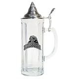 Pittsburgh Panthers 20oz Tall Lidded Stein - NCAA College Athletics - Fan Shop Merchandise